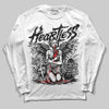 Dunk Low Panda White Black DopeSkill Long Sleeve T-Shirt Heartless Graphic Streetwear - White