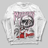 Awake NY x Air Jordan 5 Arctic Pink DopeSkill Long Sleeve T-Shirt Mystery Ghostly Grasp Graphic Streetwear - White