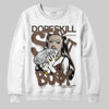 A Ma Maniére x Air Jordan 4 “Dark Mocha” DopeSkill Sweatshirt Stay It Busy Graphic Streetwear - White