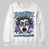 PURPLE Sneakers DopeSkill Sweatshirt Root of Evil Graphic Streetwear - White