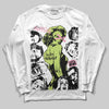 Chase B x Travis Scott x Jordan Jumpman Jack DopeSkill Long Sleeve T-Shirt Built Different Graphic Streetwear - White