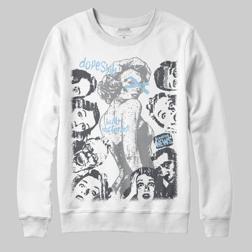 Jordan 5 Retro Wolf Grey (2026) DopeSkill Sweatshirt Built Different Graphic Streetwear - WHite