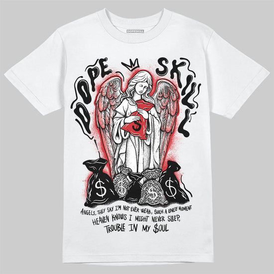 Jordan 3 OG “Black Cement” DopeSkill T-Shirt Angels Graphic Streetwear - White 