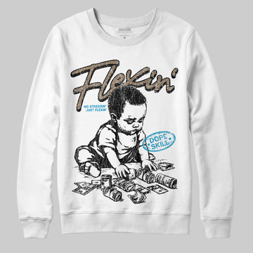 Jordan 3 GS “We Outside” DopeSkill Sweatshirt Flexin' Graphic Streetwear - WHite
