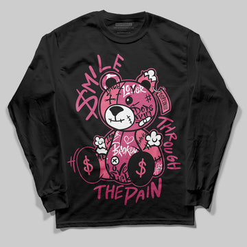 Diesel Pink S - Serendipity Pro-X1 Trainers DopeSkill Long Sleeve T-Shirt Smile Through The Pain Graphic Streetwear - Black