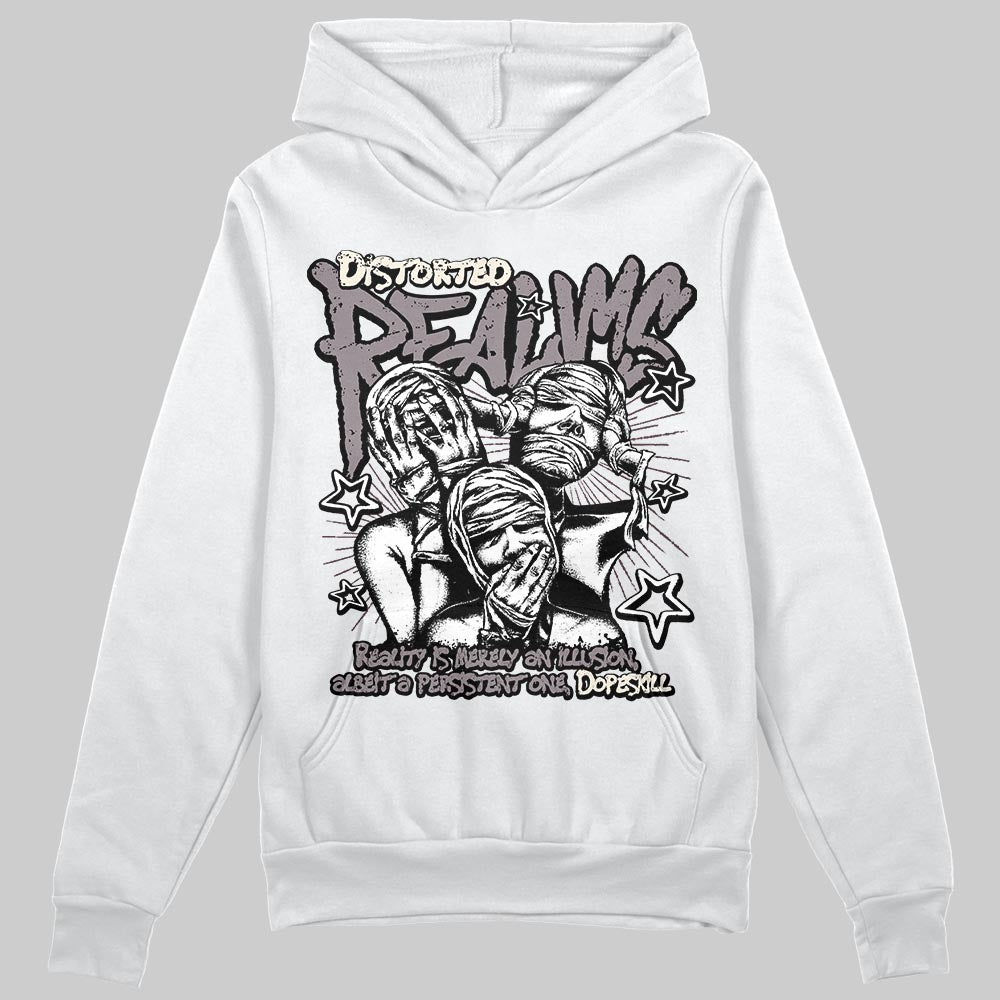 A Ma Maniére x Air Jordan 6 Retro “Smoky Mauve”⁠ DopeSkill Hoodie Sweatshirt Distorted Realms Graphic Streetwear - White