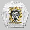 Yellow Sneakers DopeSkill Long Sleeve T-Shirt Root of Evil Graphic Streetwear - White