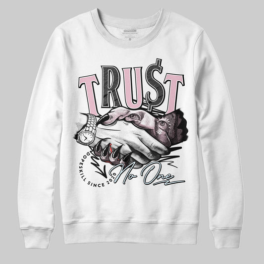 Jordan 5 OG “35th Anniversary” DopeSkill Sweatshirt Trust No One Graphic Streetwear - White