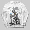 Jordan 5 Retro Wolf Grey (2026) DopeSkill Long Sleeve T-Shirt Ambition Graphic Streetwear - White 