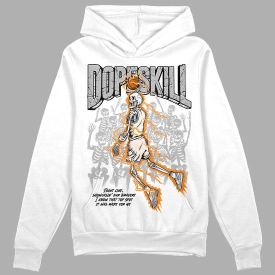 Dunk Low Cool Grey DopeSkill Hoodie Sweatshirt Thunder Dunk Graphic Streetwear - White 