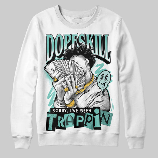 Jordan 11 Low "Igloo" DopeSkill Sweatshirt Sorry I've Been Trappin Graphic Streetwear - White