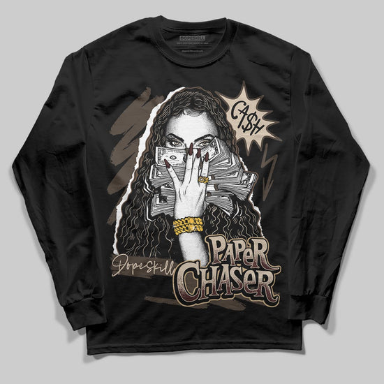 A Ma Maniére x Air Jordan 4 “Dark Mocha” DopeSkill Long Sleeve T-Shirt NPC Graphic Streetwear - Black