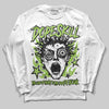 Neon Green Sneakers DopeSkill Long Sleeve T-Shirt Root of Evil Graphic Streetwear - White