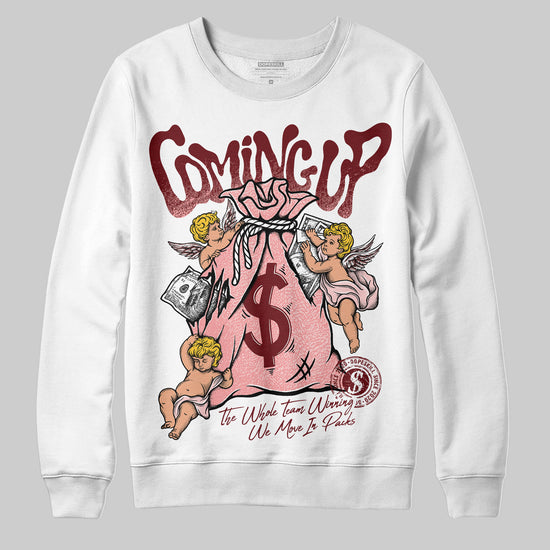 Jordan 3 Retro Valentine's Day Treat Yourself (2025) DopeSkill Sweatshirt Money Bag Coming Up Graphic Streetwear - White