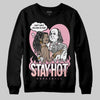 Stars Court White/Pink DopeSkill Sweatshirt Stay Hot Graphic