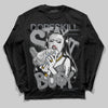 Jordan 5 Retro Wolf Grey (2026) DopeSkill Long Sleeve T-Shirt Stay It Busy Graphic Streetwear - Black