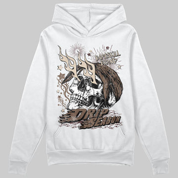 A Ma Maniére x Air Jordan 4 “Dark Mocha” DopeSkill Hoodie Sweatshirt Drip Season Graphic Streetwear - White 