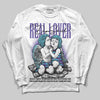 Jordan 8 Retro 'Aqua' 2025 DopeSkill Long Sleeve T-Shirt Real Lover Graphic Streetwear - White