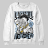 Jordan 40 “Blue Suede” DopeSkill Sweatshirt Sorry I've Been Trappin Graphic Streetwear - White