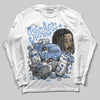 Jordan 4 WMNS 'Forget Me Not' DopeSkill Long Sleeve T-Shirt Stressless Graphic Streetwear - White