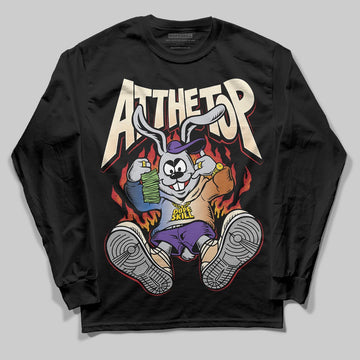 Jordan 17 Retro Low SP Infinite Archives DopeSkill Long Sleeve T-Shirt At The Top Graphic Streetwear - Black