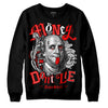 Jordan 12 Retro Cherry DopeSkill Sweatshirt Money Don't Lie Graphic Streetwear - Black