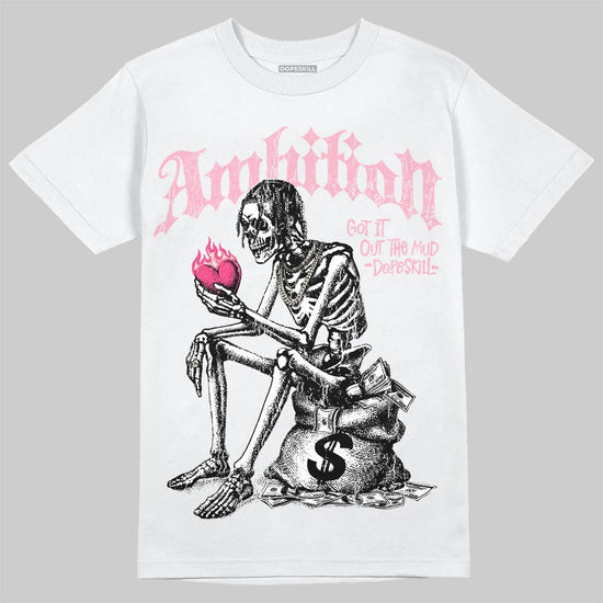 Jordan 4 "Iced Carmine" DopeSkill T-Shirt Ambition Graphic Streetwear - White