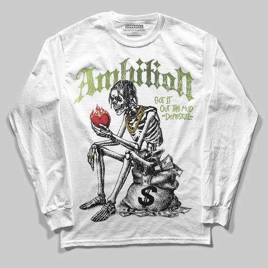 Foamposite Pro 'Pine Green' DopeSkill Long Sleeve T-Shirt Ambition Graphic Streetwear - White