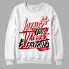 Jordan 1 Retro Low "Black Toe" DopeSkill Sweatshirt LOVE Graphic Streetwear - White