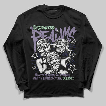 Jordan 1 Retro Low OG Zion Williamson Voodoo Alternate DopeSkill Long Sleeve T-Shirt Distorted Realms Graphic Streetwear - Black