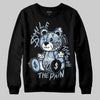 Jordan 40 “Blue Suede” DopeSkill Sweatshirt Smile Through The Pain Graphic Streetwear - Black