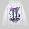 PURPLE Sneakers DopeSkill Hoodie Loyalty Graphic Streetwear - White