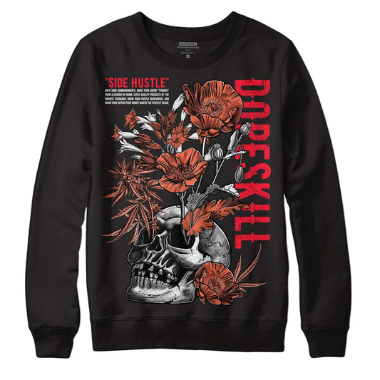 DJ Khaled x Jordan 5 Retro ‘Crimson Bliss’ DopeSkill Sweatshirt Side Hustle Graphic Streetwear - Black