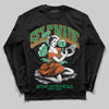 Green Sneakers DopeSkill Long Sleeve T-Shirt Self Made Graphic Streetwear - Black
