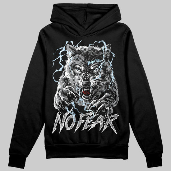 Jordan 5 Retro Wolf Grey (2026) DopeSkill Hoodie Sweatshirt No Fear Graphic Streetwear - Black