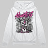 Dunk Low GS “Active Fuchsia” DopeSkill Hoodie Sweatshirt Heartless Graphic Streetwear - White