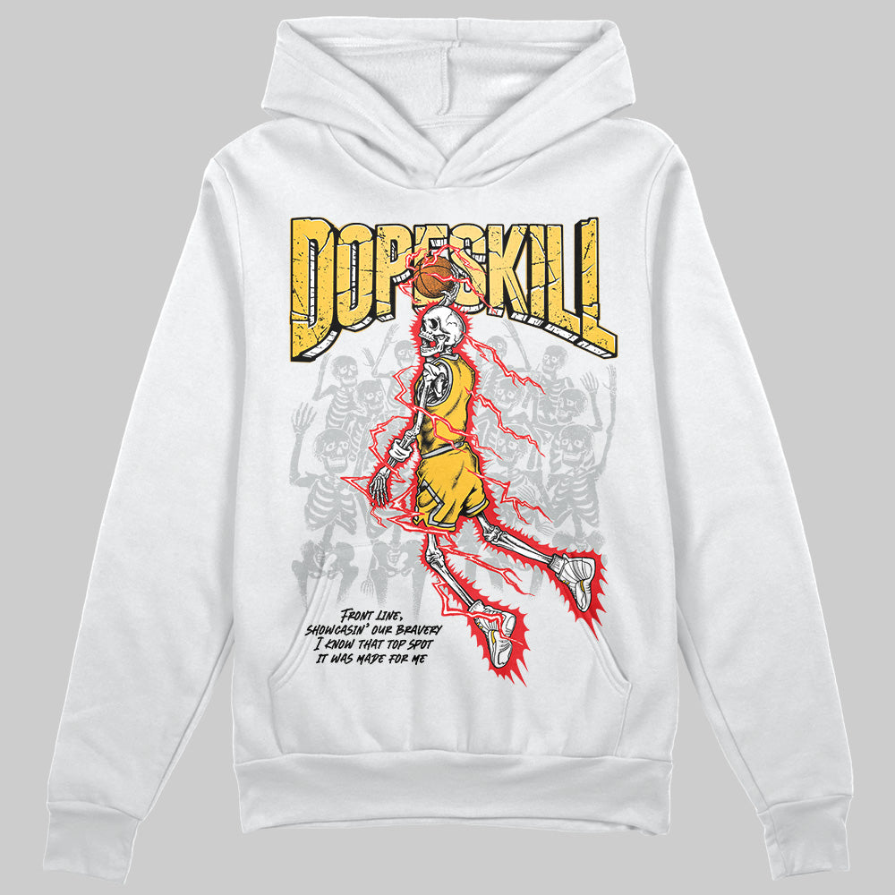 Jordan 12 "Phantom" DopeSkill Hoodie Sweatshirt Thunder Dunk Graphic Streetwear - White