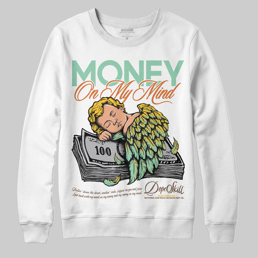 SB Dunk Low Rodeo Tourmaline DopeSkill Sweatshirt MOMM Graphic Streetwear - White