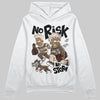A Ma Maniére x Air Jordan 4 “Dark Mocha” DopeSkill Hoodie Sweatshirt No Risk No Story Graphic Streetwear - White 
