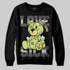 Jordan 4 GS “Light Lemon Twist” DopeSkill Sweatshirt Love Sick Graphic Streetwear - Black