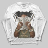 Jordan 3 “Medium Olive” aka “Family Affair” DopeSkill Long Sleeve T-Shirt Rich Youth Graphic Streetwear - White