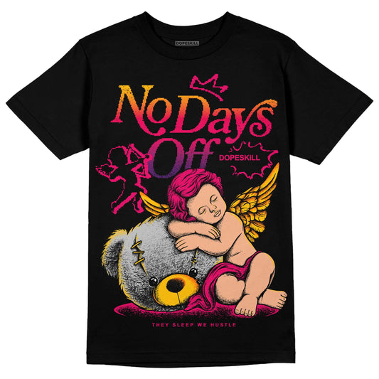 Jordan 3 Retro SP J Balvin Medellín Sunset DopeSkill T-Shirt New No Days Off Graphic Streetwear - Black