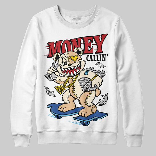 Jordan 17 Retro Low SP Infinite Archives DopeSkill Sweatshirt Money Callin' Graphic Streetwear - White