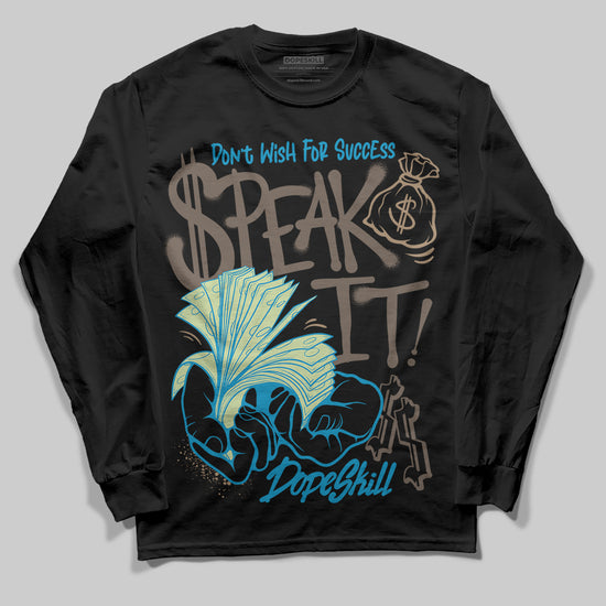 Jordan 3 GS “We Outside” DopeSkill Long Sleeve T-Shirt Speak It Graphic Streetwear - Black