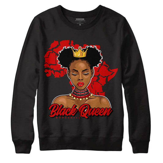 Jordan 1 Retro Low "Black Toe" DopeSkill Sweatshirt Black Queen Graphic Streetwear - Black