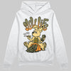 Olive Sneakers DopeSkill Hoodie Sweatshirt Slow Life Graphic Streetwear - White