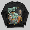 SB Dunk Low Rodeo Tourmaline DopeSkill Long Sleeve T-Shirt Stressless Graphic Streetwear - Black