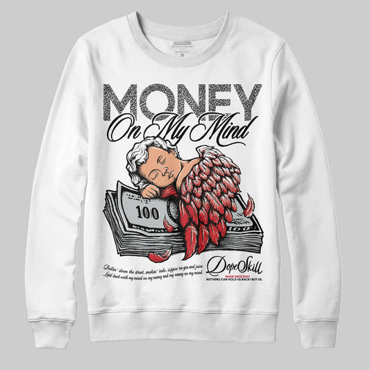 Jordan 3 OG “Black Cement” DopeSkill Sweatshirt MOMM Graphic Streetwear - White