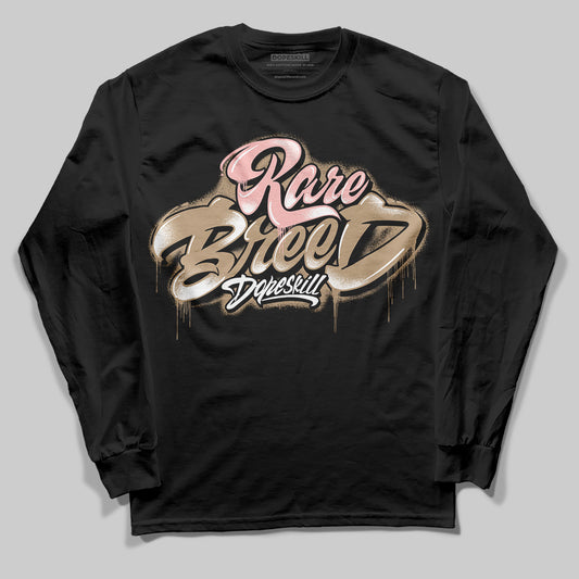 Nike Air Force 1 Low Canvas “Linen” DopeSkill Long Sleeve T-Shirt Rare Breed Type Graphic Streetwear - Black