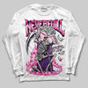 Pink Sneakers DopeSkill Long Sleeve T-Shirt NeverFull Graphic Streetwear - White